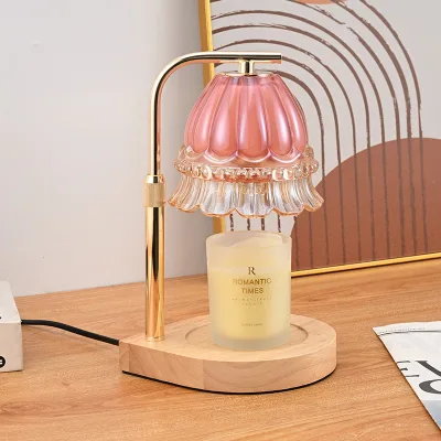 Mothers Day Women Birthday Gift Electric Adjustable Height Eco-Friendly Aromatherapy Candle Warmer Lamp Timer Dimmer Tabletop