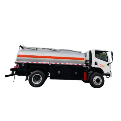 FAW 5000 Liters Fuel Oil Transport Tank Truck New Condition 4x2 Drive Wheel Fuel Delivery and Refuelling Truck