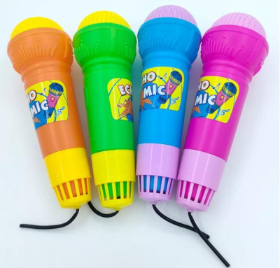 Children's Simulation Echo Microphone Model Puzzle Hosting Ability Eloquence Training Plastic Toy