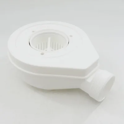 Plastic Shower Room Bath Tub Drain Water Trap. Plastic Drain Bottom Basin Water Trap Without Panel.