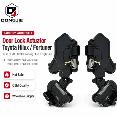 Factory Wholesale Door Lock Actuator for Toyota Hilux VIGO REVO Fortuner KUN25 GUN125 69030-0K020 69040-0K020 69050-0K010