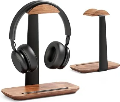 Solid Aluminum Eco-Friendly Universal Headset Stand Desk Mount Durable Storage Base for Gaming Headsets