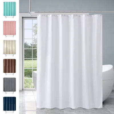 3D Peva Shower Curtains in Stock 72 X 72 Inches Clear Bathroom Transparent Peva Bath Shower Curtain Waterproof Hot Sale