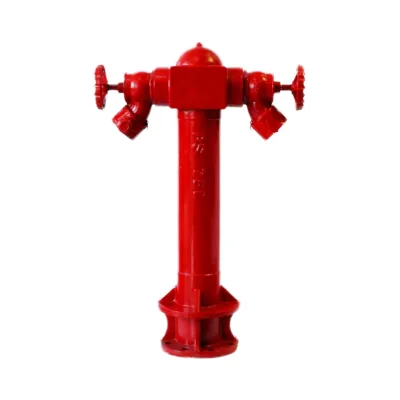 2-Way 65 mm Outlet Underground Pillar Fire Hydrant Firefighting Equipment Accessory