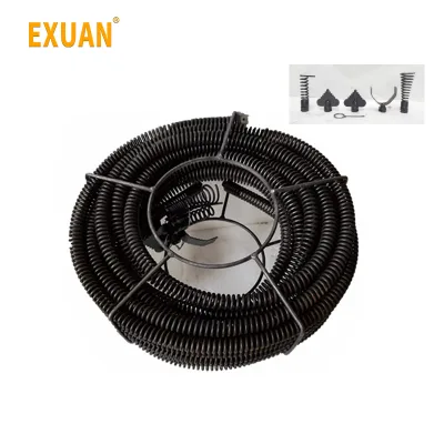 22MM Diameter Pipe Domestic Sewer Dredging Machine Drink Shaft Encryption Black Plated Rust Prevention