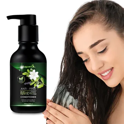 MInt Tee Tree Shampoo and Conditioner Matte Frosted Bottle Hair Care Set Organic Extracted