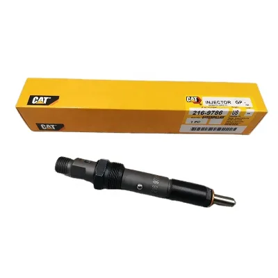 erpillar 216-9786 Engine Parts Injector for Excavator Loader 3056E New Diesel Fuel Aluminum Material