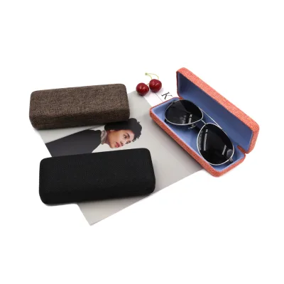 Custom Logo Handmade Hard Glasses Case Sunglasses EYE Glasses Case Iron Box