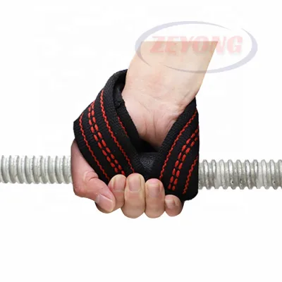 Pull-ups Wrist Support Deadlift Figure 8 Weight Lifting Wrist Straps for Gym Training