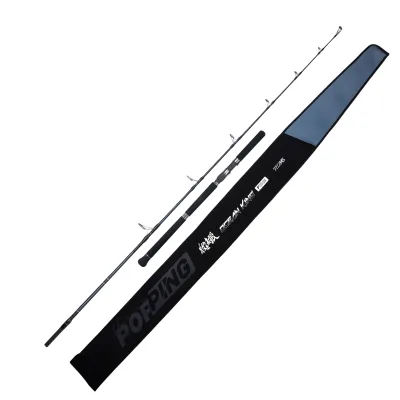 Factory Custom Design 8ft Popping Rod High-quality Fuji Ring Fuji Reel Seat Toray Carbon Fiber GT Fishing Tuna Fishing