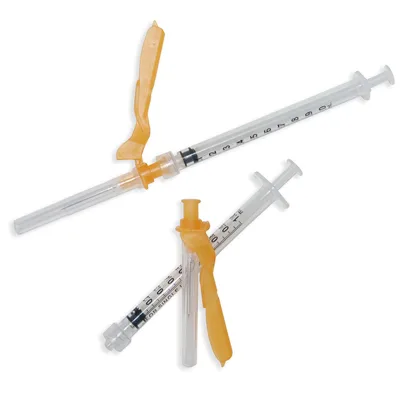 Disposable Sterile 1ml 3ml 23G 25G Insulin Syringe With Safety Needle