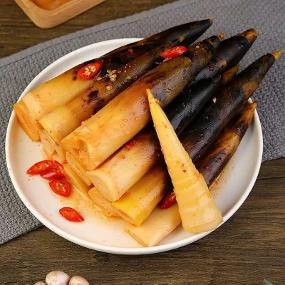 High Temperature Sterilized Fresh and Crispy Hand-peeled Bamboo Shoots