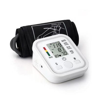 Automatic Electronic Upper Arm Blood Pressure Monitor Digital Health Medical Device Plastic Electric Power Source
