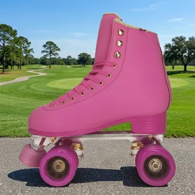 High Quality Aluminum Roller Skates with ABEC-7 Bearing PU Outdoor Wheels Women's. Factory Wholesale Custom Service Available