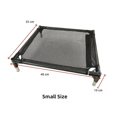 Jukaiwtec Outdoor Pet Bed 304 Stainless Steel Frame Removable Washable Breathable