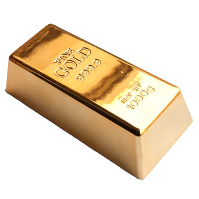 Hot Sale Furniture Decoration Plastic Marble Material Gold Bullion bar Door Stopper Floor Mat