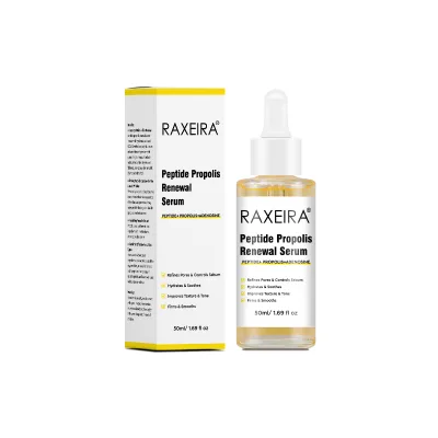 OEM ODM Peptide Propolis Renewal Serum Hydrating Liquid Niacinamide Whitening Improve Fine Lines Anti Aging Skin Care Face Serum