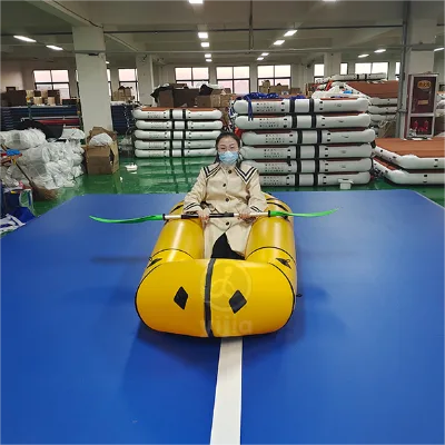 Wholesale Portable Ultralight Bike Raft Backrest Inflatable Tpu Packraft Kayak Inflatable Fishing Boat
