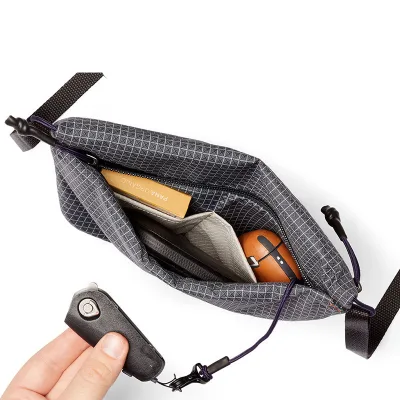 New Square Crossbody Bag Zipper Portable Plaid Waterproof Shoulder Bag Urban Minimalism Single Strap Lightweight Handbag Unisex