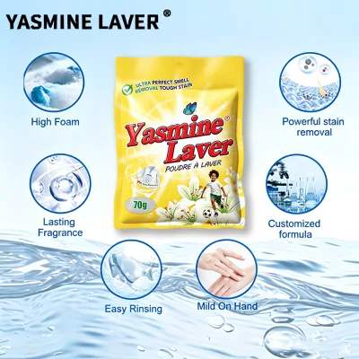 Yasmine Laver Wash Powder Wholesale Washing Powder Detergent OMD OEM Wholesale Bulk Laundry Detergent