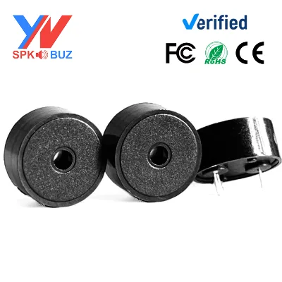 YueNeng YN-YDW1407-4005P-7.6 Factory Low Price 1407 14*7mm AC5V Piezo Passive Buzzer 4KHZ External Driven Low-Power PCB Pin7.6mm