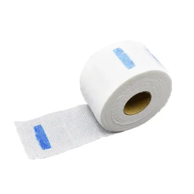 Professional Barber Neck Roll Paper Disposable White Salon Hairdressing Stretch Paper Accessory Tool
