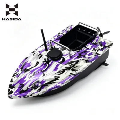 HASIDA Lure Bait Fishing Boat 500M Remote Control Accessory 4-8Hours Battery Power One-Click Cruise Feature