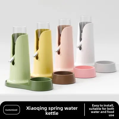 Golden Hamster Double Ball Water Feeder-Eco-Friendly Plastic Drinking Fountain Jug