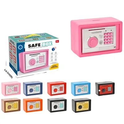 Electric Password Piggy Bank Creative Gift for Boys Girls Classic Electric Banknote Verification Fingerprint Piggy Bank