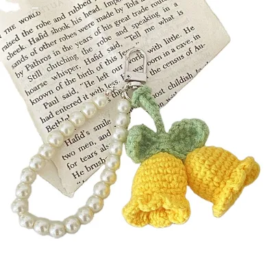Yellow Crochet Soft Ins Hot Selling Hand Amigurumi Handmade Toys and Key Chains