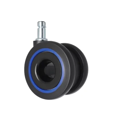 Factory Direct 3 Inch Furniture Caster Wheels 360 Degree Swivel TPR Casters Office Living Room Use