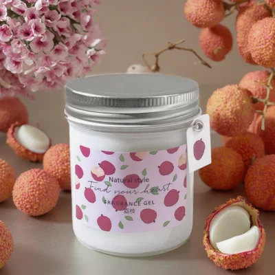 Private Label Eco-Friendly Air Freshener Fruity Flavor & Fragrance Gel Aromatherapy for Car Home Closet Customizable
