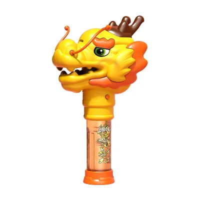 Bubble Stick Dragon Dance Wand Machine Electric Toys Cool Lights Plastic Dragon Year Lantern Mascot Blowing Bubble Shantou