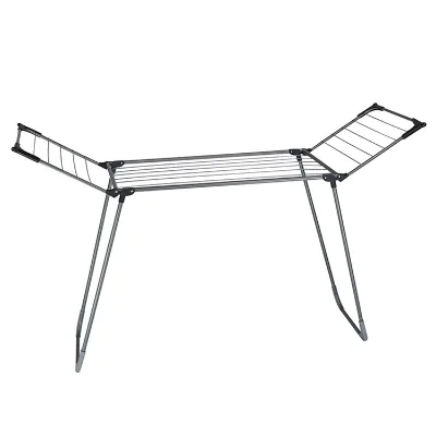 Long Lasting 11 Meters Iron H Shape Clothes Drying Rack