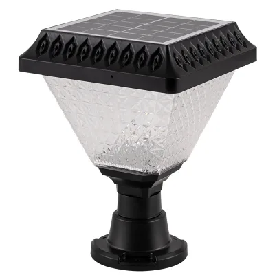 Solar Pillar Light Outdoor Wall-Mounted Lighting Fences Home Entrances Garden Villa Ground-Insert Lamps Courtyard