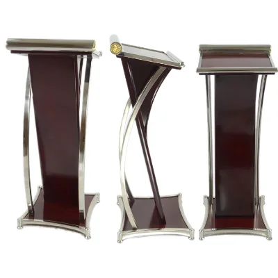 Modern Church Wood Rostrum Pulpit for Guangzhou