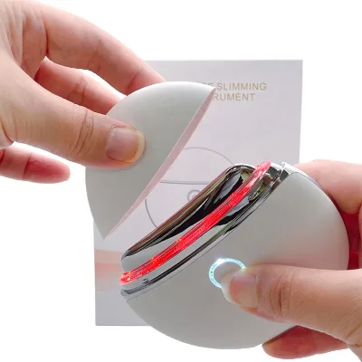 Custom Logo Mini Facial Massager Handheld Skin Tightening Machine Anti-Aging Wrinkle Remover Face Neck Face Lift Vibration