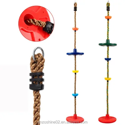 Zoshine Factory Direct Disc Swing with Climbing Rope, High Quality PE Material, Competitive Price for Bulk Wholesale Order