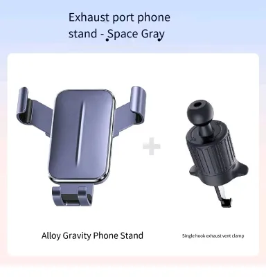 Car-mounted Gravity Support Frame Wholesale Upgraded Aluminum Vehicle-mounted Mobile Phone Support Frame air Outlet