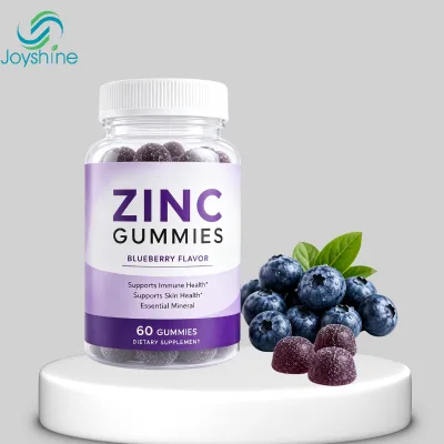 ODM Hot Sales Zinc Gummies for Adults Herbal Supplement with Vitamin D Support for Antioxidant Support