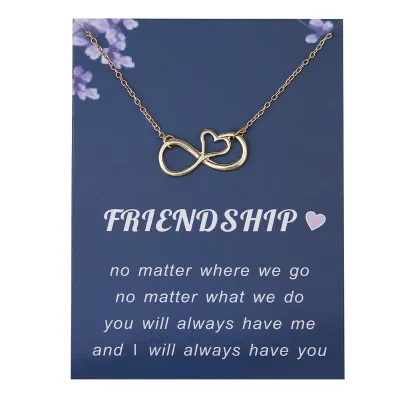 Heart Pendant Necklace Romantic Jewelry for Women Girls Gift Girlfriend Wife Mother & Child Friendship Grandmother Granddaughter