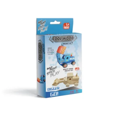 Wooden Oigger DIY Set. Art Kits and Crafts. DIY Creative Painting. Suitable for Over 6 Years Old.