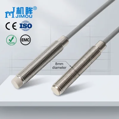 Wide Voltage DC 10-30V M8 Cylindrical Stable Performance for Conveyor Bulk Material Inspection NPN Capacitive Proximity Sensor