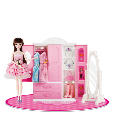 Changing Clothes Luxury Suit Doll with Wardrobe