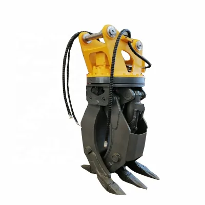High Quality Manual Grapple Grab Mechanical Clamp Gripper 5 Fingers for Construction Industry Excavator Attachment Made in China