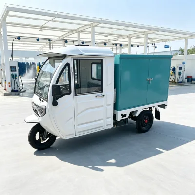 180L Water Tank Mobile Steam Washing Tricycle 50km Driving Range 24 Hours Non-stop Working Electrophoresis Paint Carriage