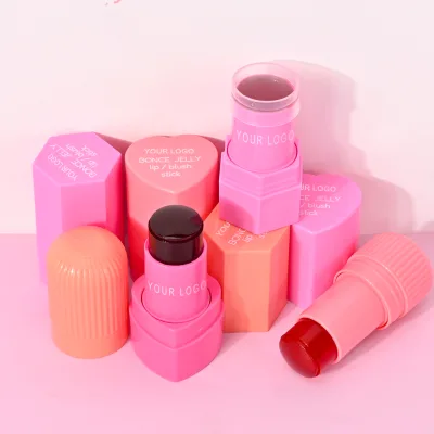 Wholesale Customization Jelly Blush Stick for Cheeks  Perfect for Daily Makeup Suitable All Skin Tones
