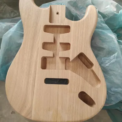 Guitar Alder Body Unfinished ST Guitar Body for DIY Electric Guitar Kit