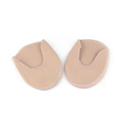 Ouch Pouch Toe Pad Silicone & Cotton 1.5mm Thick Skin Tone Single Opening Toe Protectors for Women