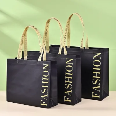 Durable Foldable Non Woven Shopping Bag Eco Friendly Promotional Tote Bag